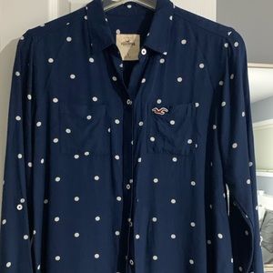 Hollister Polka Dot Flannel